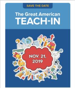 2019-2020 November 21st GREAT AMERICAN TEACH IN